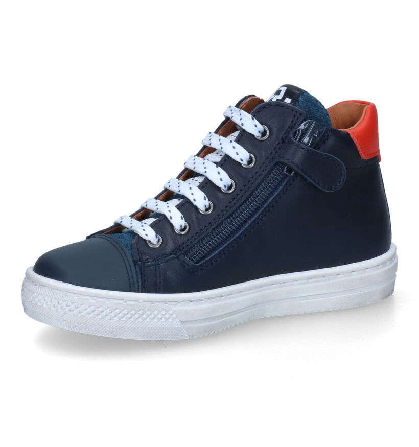 FR by Romagnoli Chaussures hautes en Bleu foncé pour garçons (314513) - pour semelles orthopédiques