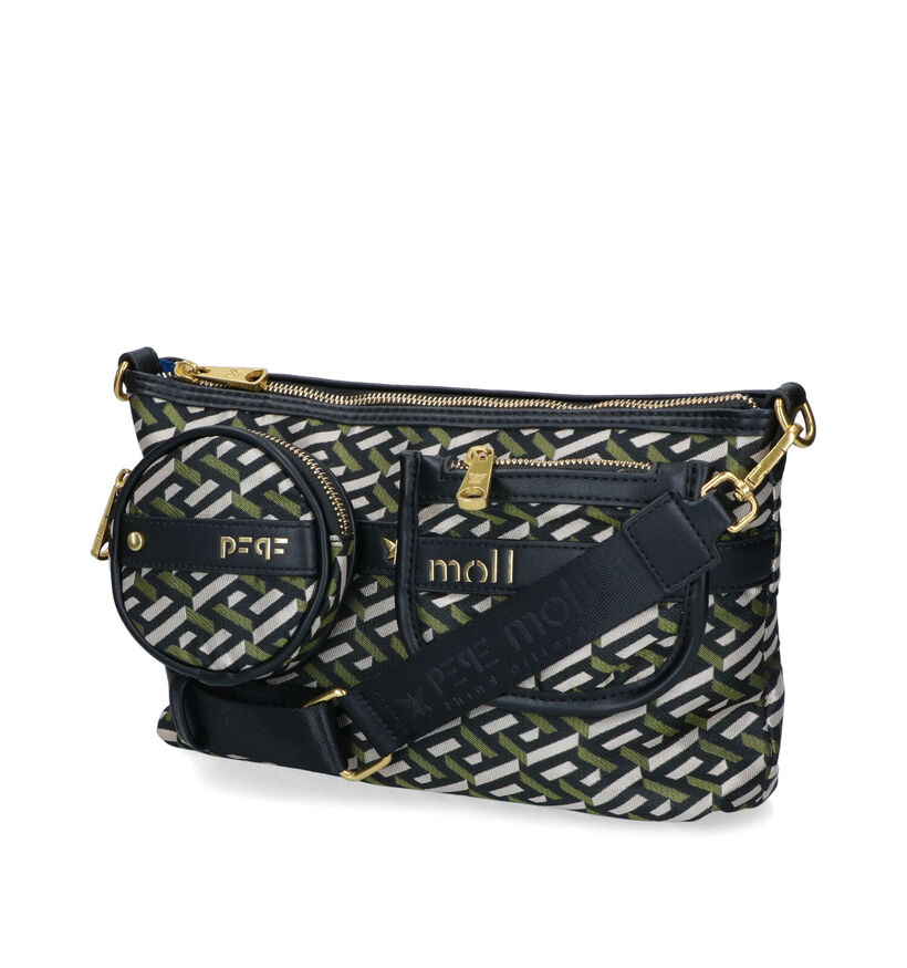 Pepe Moll Jacquard Sac porté croisé en Noir pour femmes (316902)