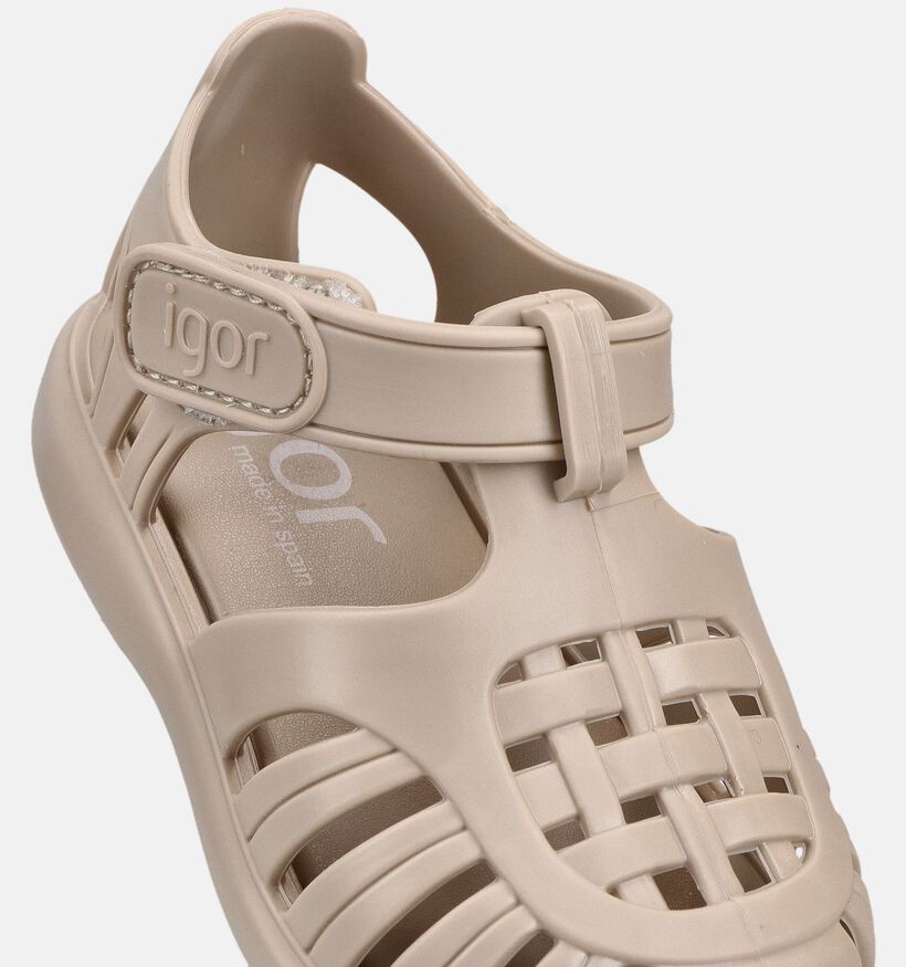 Igor Sandales pour b&eacute;b&eacute; en Beige pour filles, gar&ccedil;ons (373088)