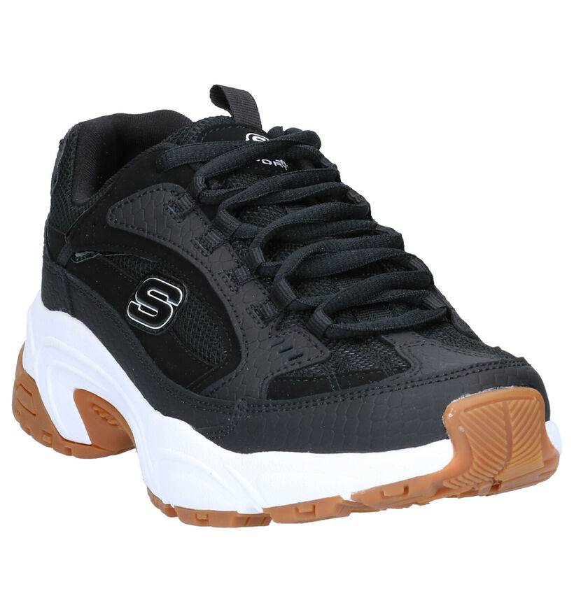 Sneakers Stamina Classy Baskets en Noir en cuir (262843)