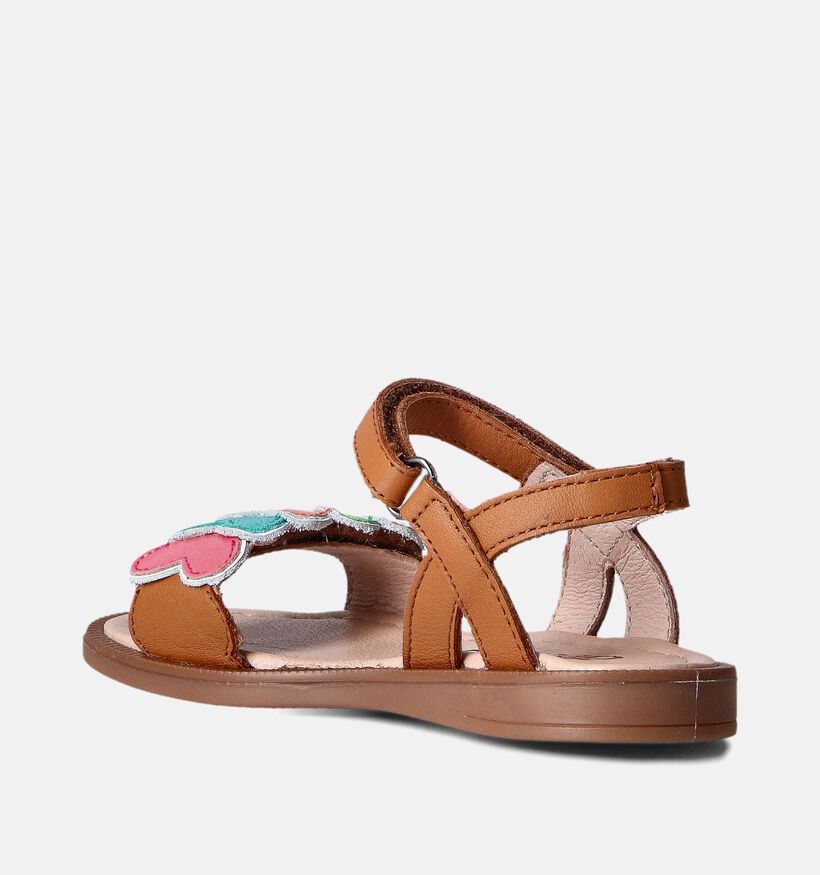 Acebos Sandales en Cognac pour filles (356753)