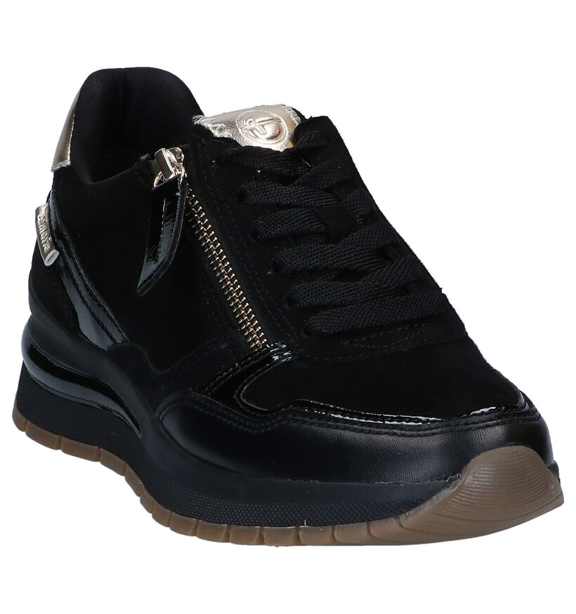 Tamaris Baskets casual en Noir en daim (293913)