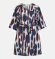Vila Rano Robe courtes en Bleu/Bordeaux pour femmes (364084)