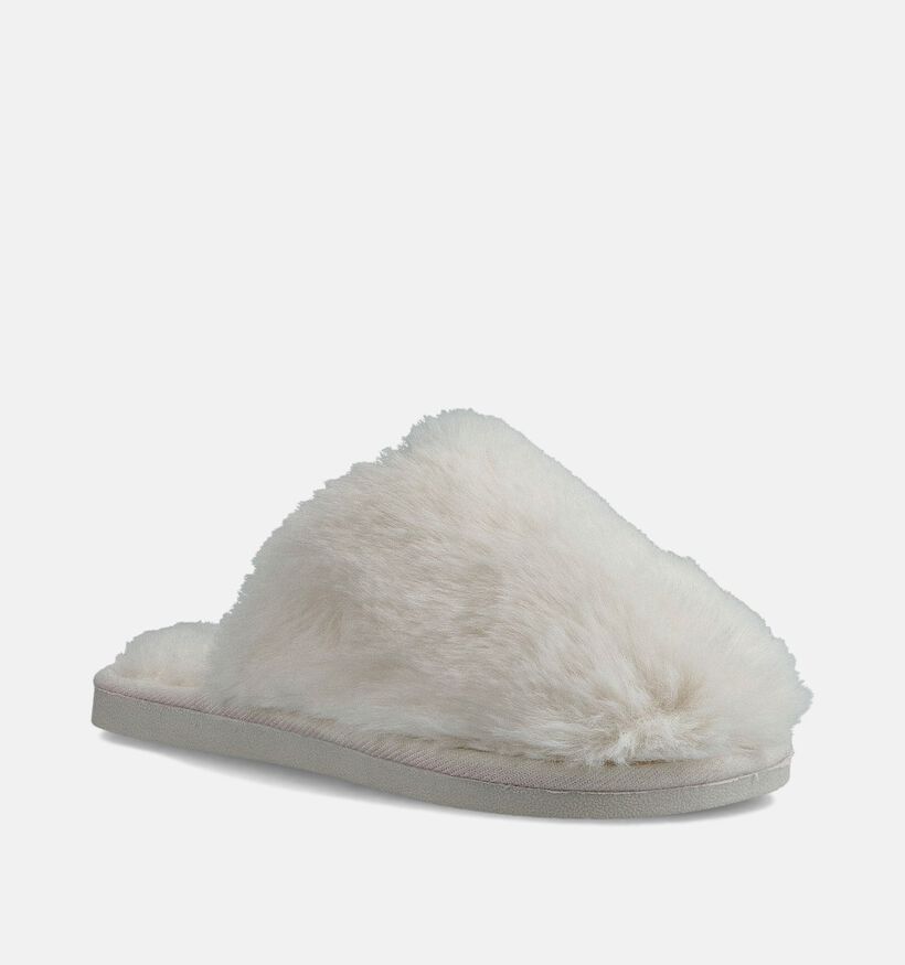Torfs Home Fluffy Witte Pantoffels voor meisjes, jongens (365530)