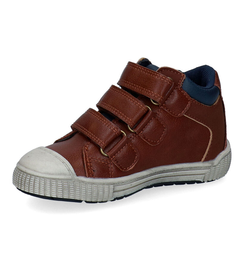 Milo & Mila Chaussures hautes en Cognac en simili cuir (297258)