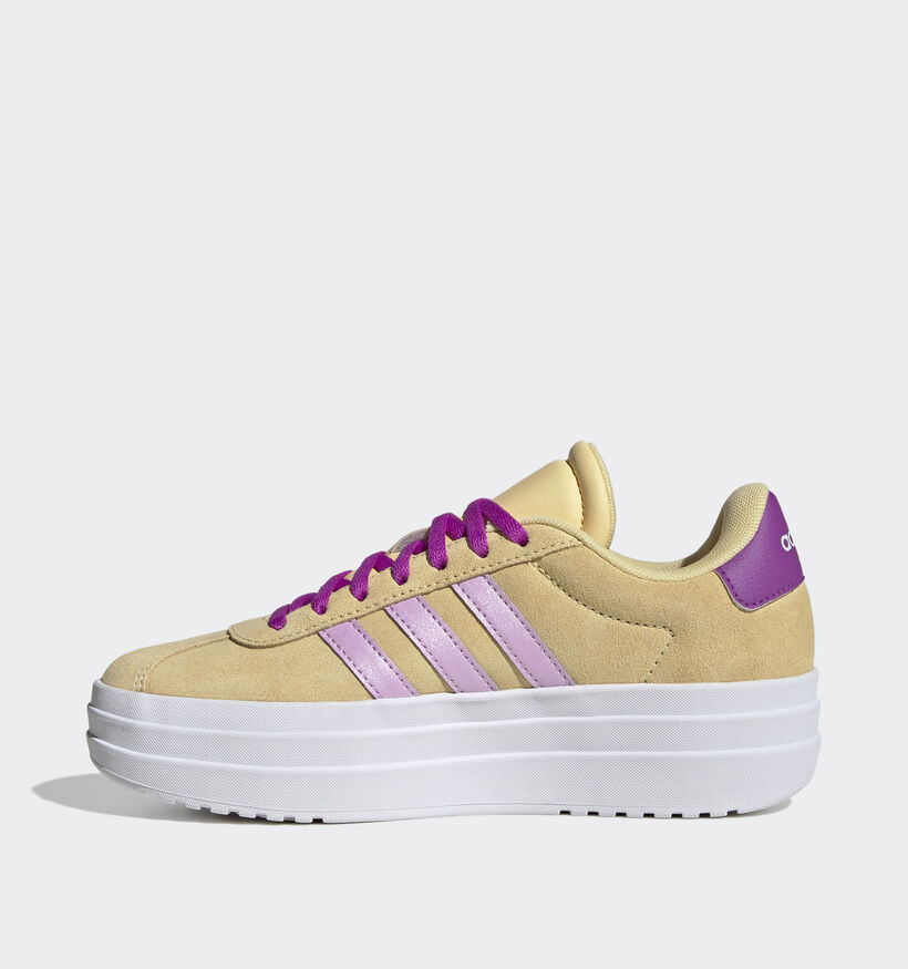 adidas VL Court Bold Baskets basses en Orange pour filles (357478) - pour semelles orthopédiques
