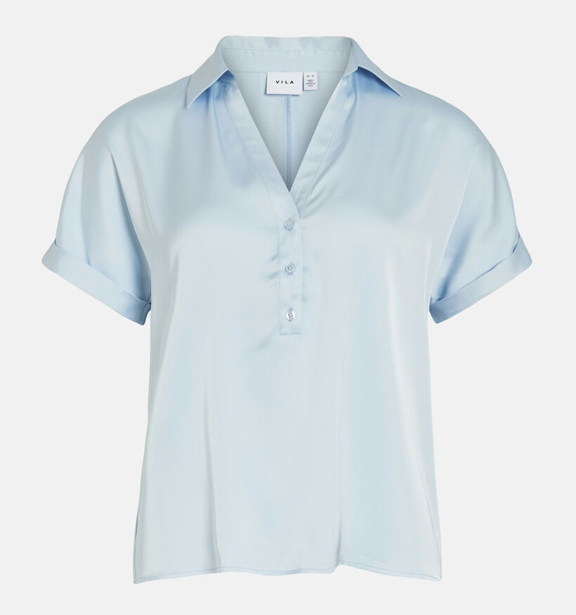 Vila Ravenna Blouse en Bleu pour femmes (368063)