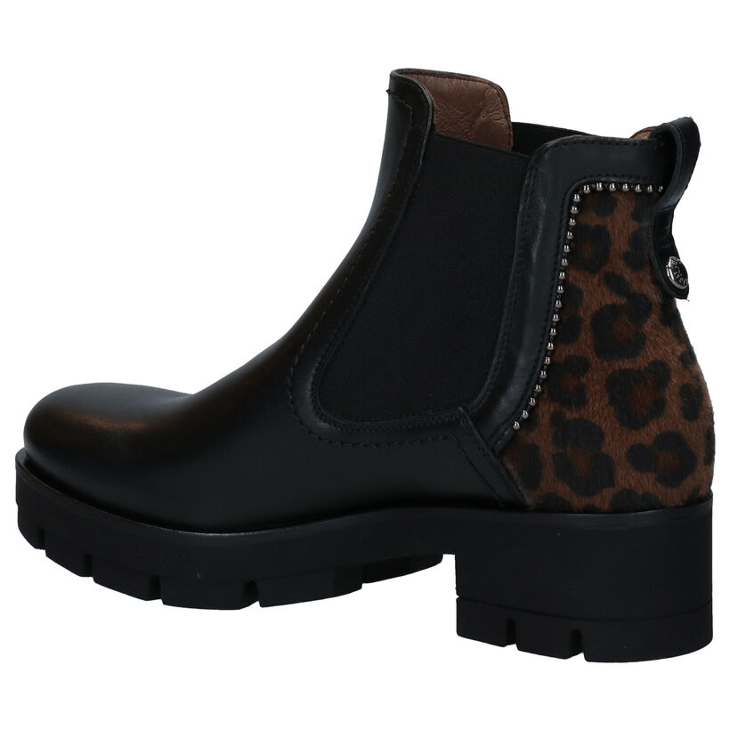 NeroGiardini Bottines à talons en Noir en cuir (283181)