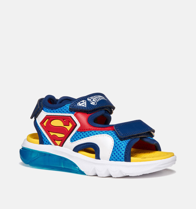 Geox Ciberdron Superman Sandales en Bleu pour gar&ccedil;ons (368870)