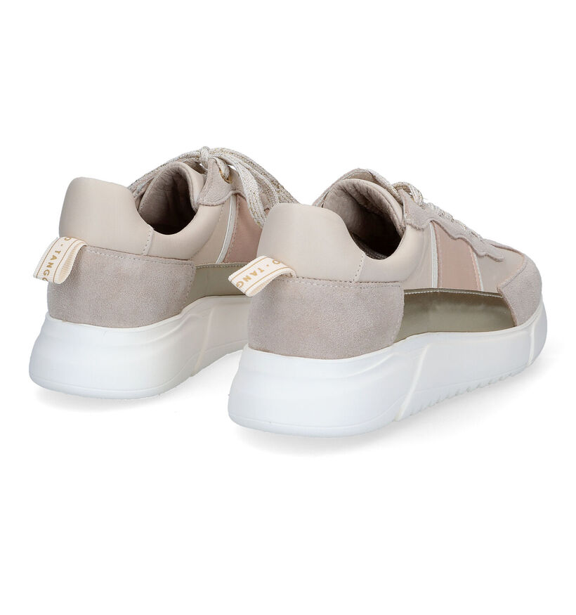 Tango Yasmine Beige Sneakers voor dames (307998) - geschikt voor steunzolen