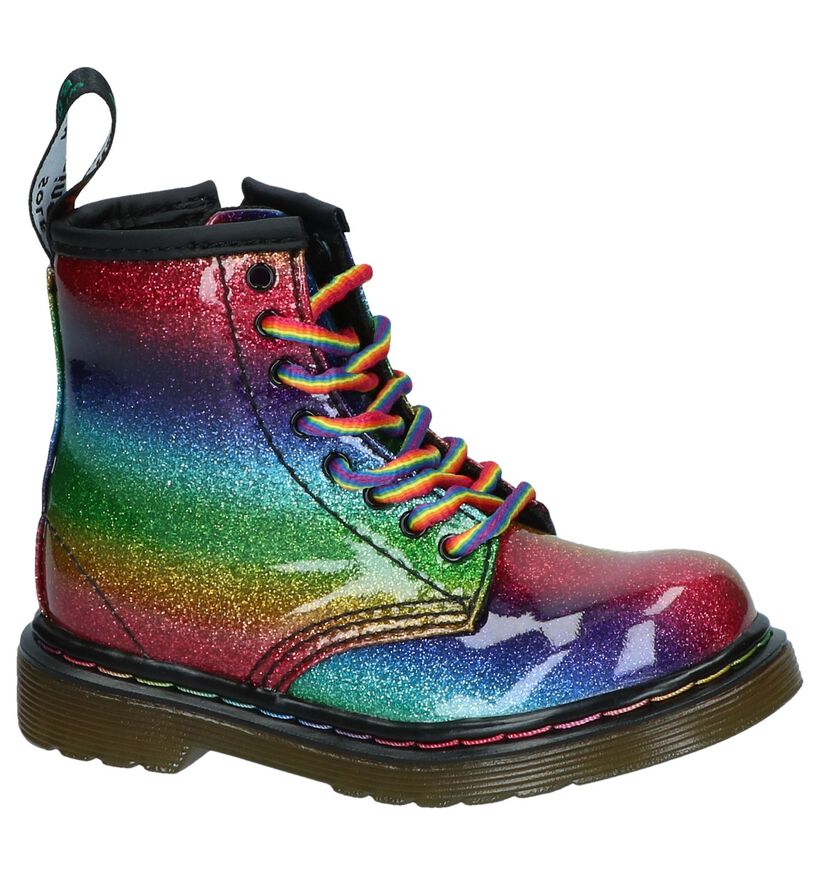 Multicolor Boots Dr. Martens Ombre Rainbow Toddler in kunstleer (238027)