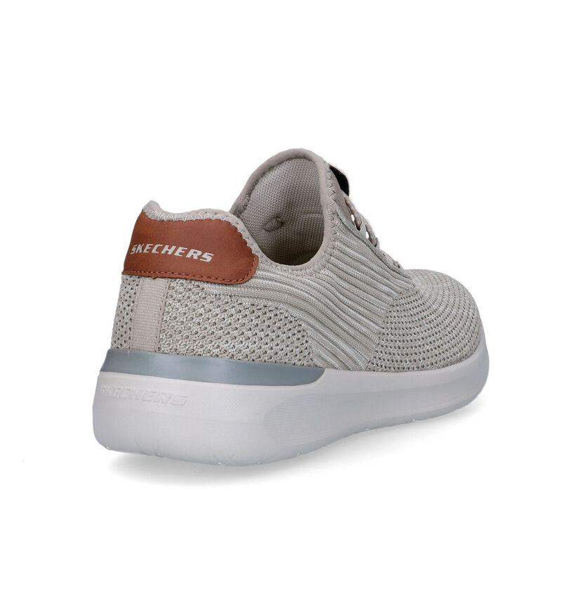 Skechers Lattimore Coringa Taupe Slip-on sneakers voor heren (351871)