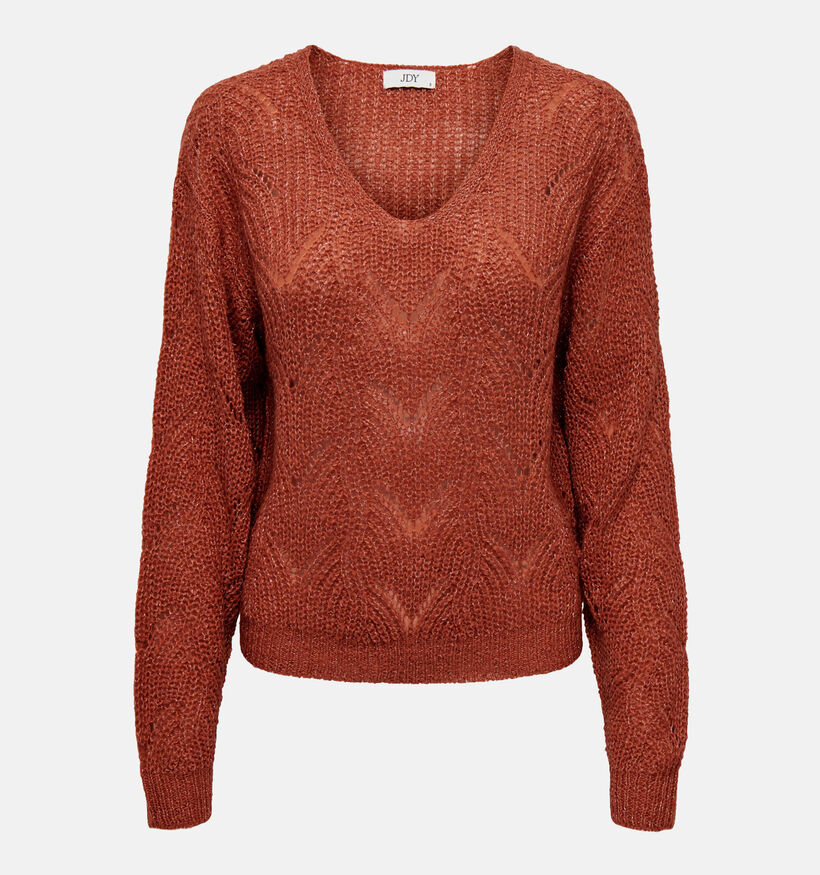 JDY Badut Bruine Trui met v-hals voor dames (330958)