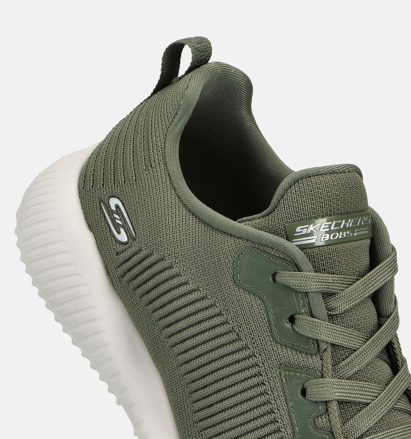 Skechers Bobs Squad Groene Sportieve Sneakers voor dames (361042) - geschikt voor steunzolen