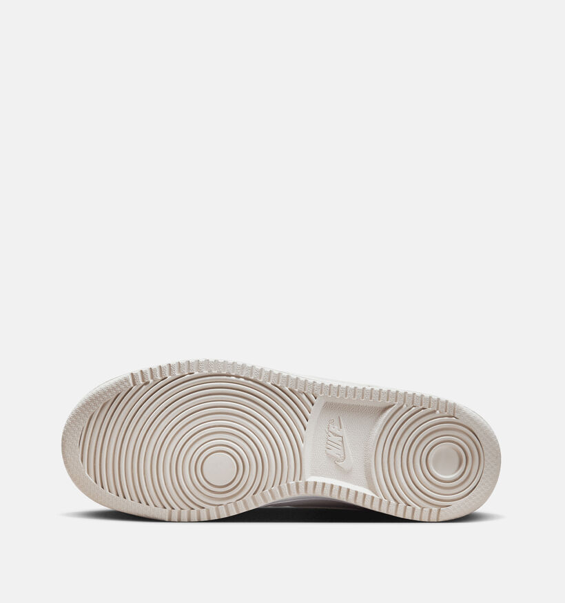 Nike Court Vision Mid Baskets en Blanc pour femmes (347834) - pour semelles orthopédiques