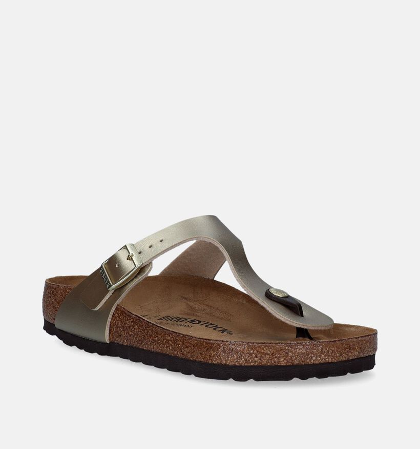 Birkenstock Gizeh Gouden Teenslippers voor dames (339534)