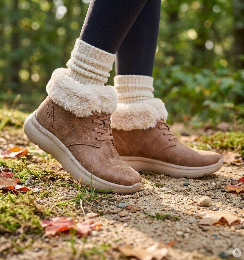 Skechers On-The-Go Encore Phoebe Bruine Boots voor dames (378082)