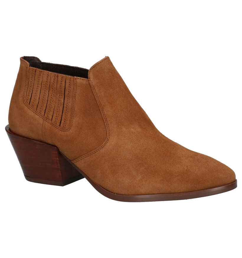 JHay Bottines à talons en Cognac en nubuck (262339)
