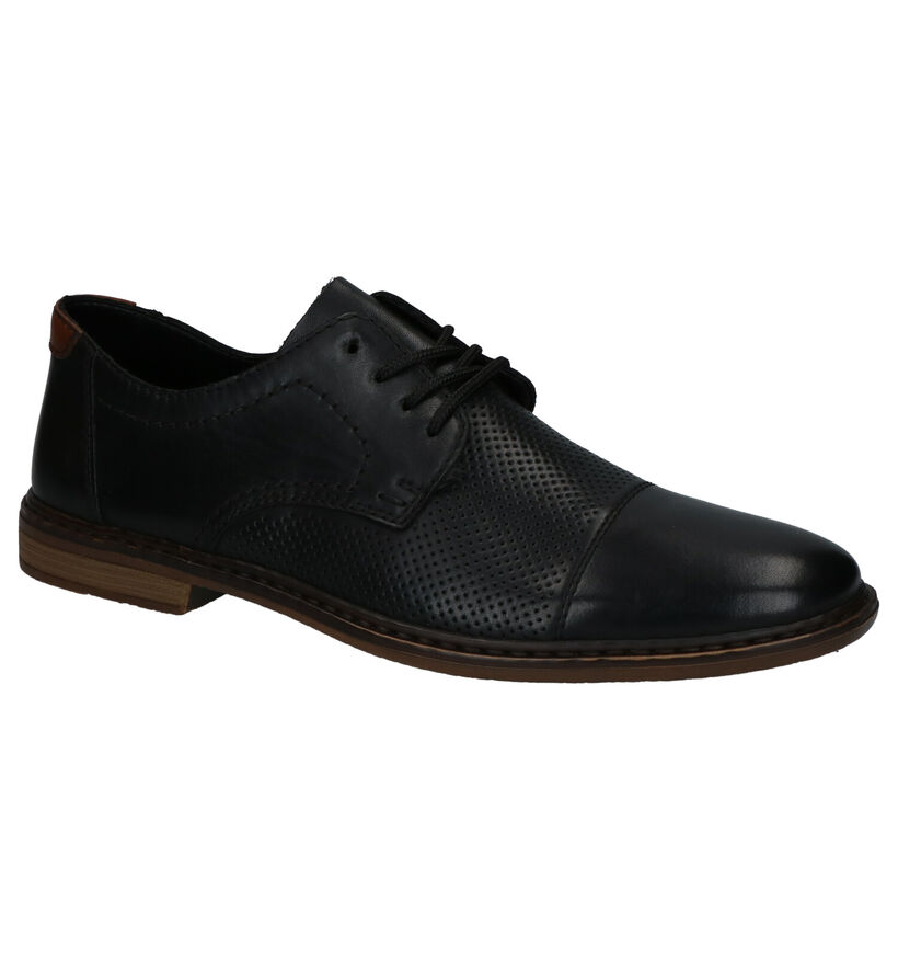 Rieker Chaussures habillées en Noir en cuir (273575)