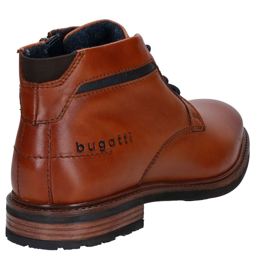 Bugatti Marcello Chaussures hautes habillées en Cognac en cuir (281726)