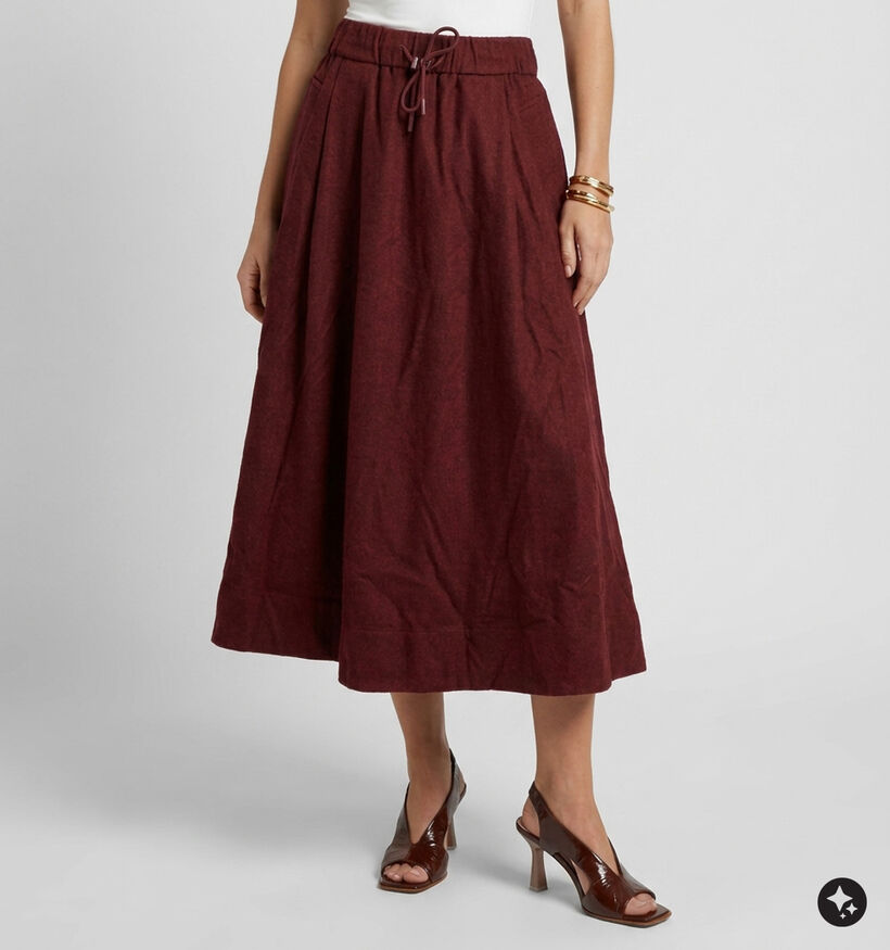 The Shirt Project Bordeaux Rok voor dames (381892)