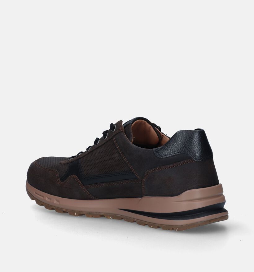 Mephisto Bradley Old Velours Bruine Veterschoenen voor heren (345985) - geschikt voor steunzolen