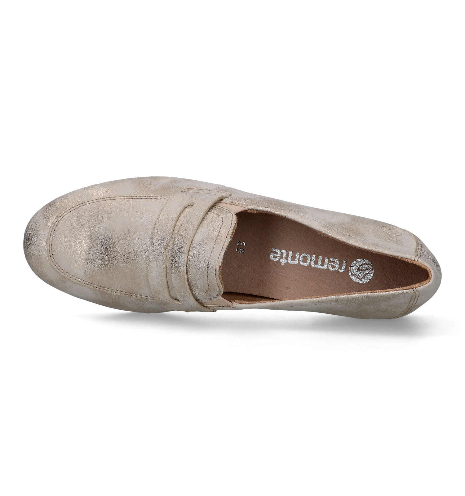 Remonte Gouden Loafers Dames Lage schoenen Online op TORFS.BE