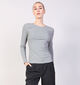 Desires Liv Grijze T-shirt met Lange Mouwen voor dames (365837)
