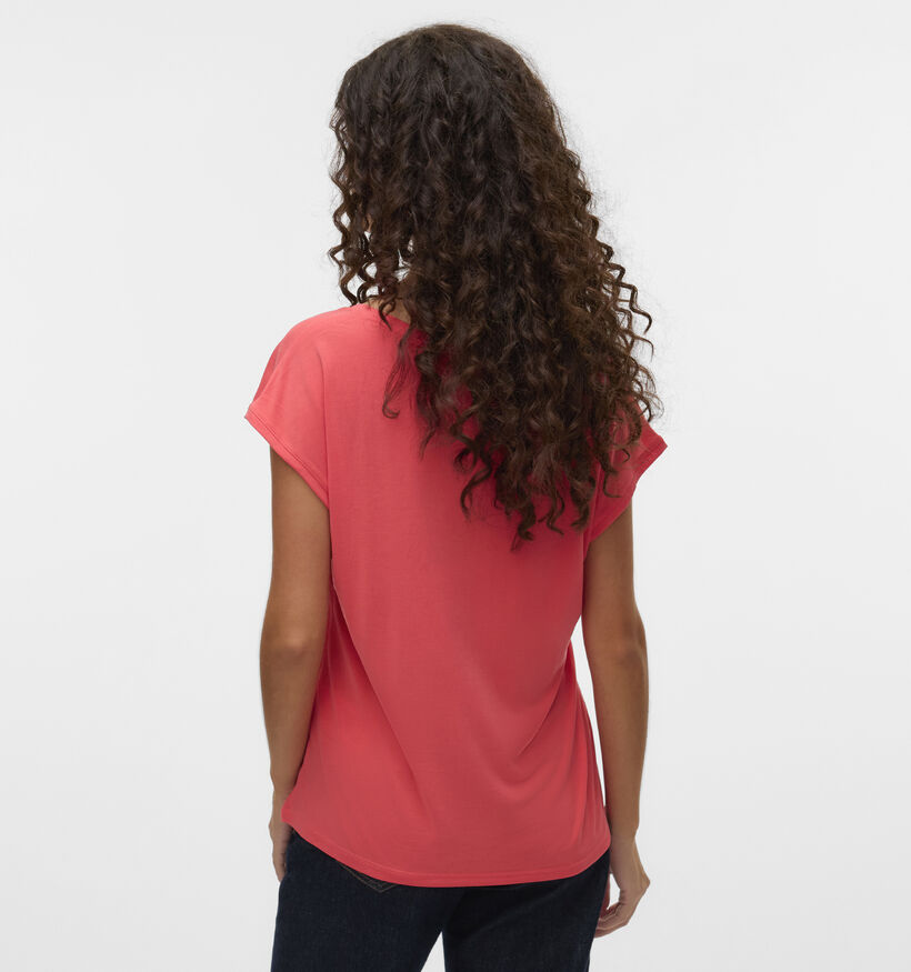 Vero Moda Filli Rode T-shirt voor dames (352218)