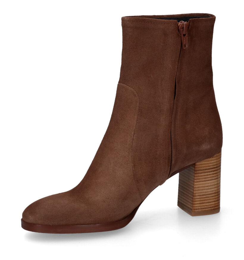 Zinda Bruine Enkellaarzen voor dames (314382)