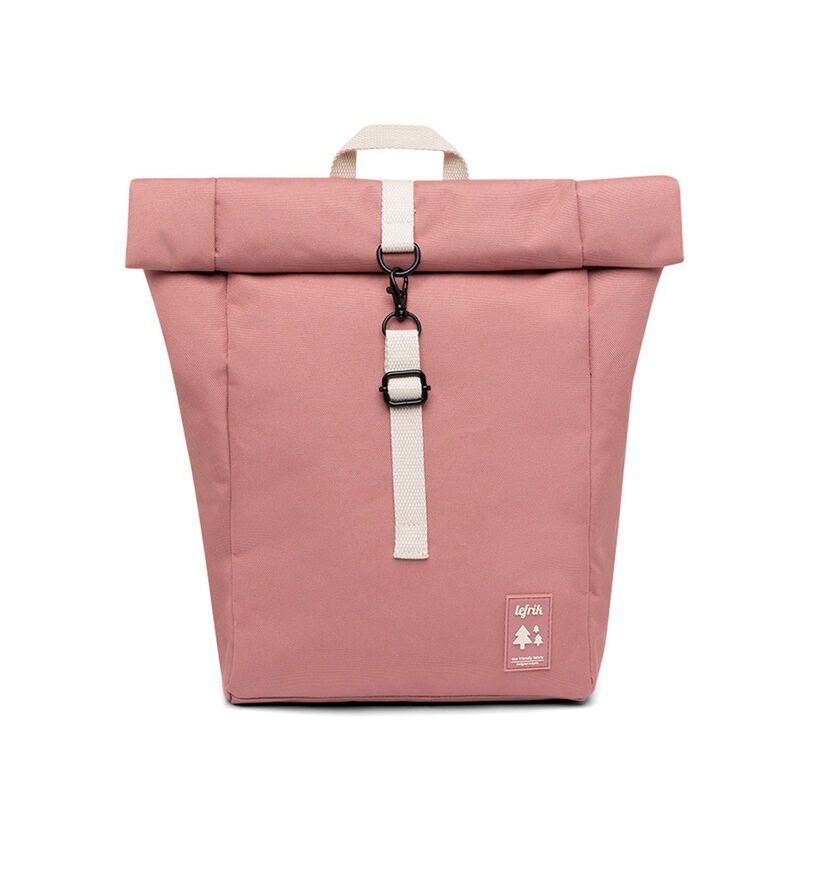 Lefrik Roll Mini Sac à dos en Rose en textile (293596)