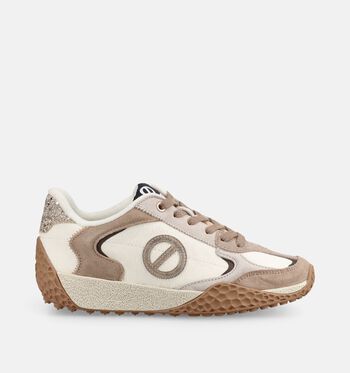 No Name Low Baskets Blanc/Marron