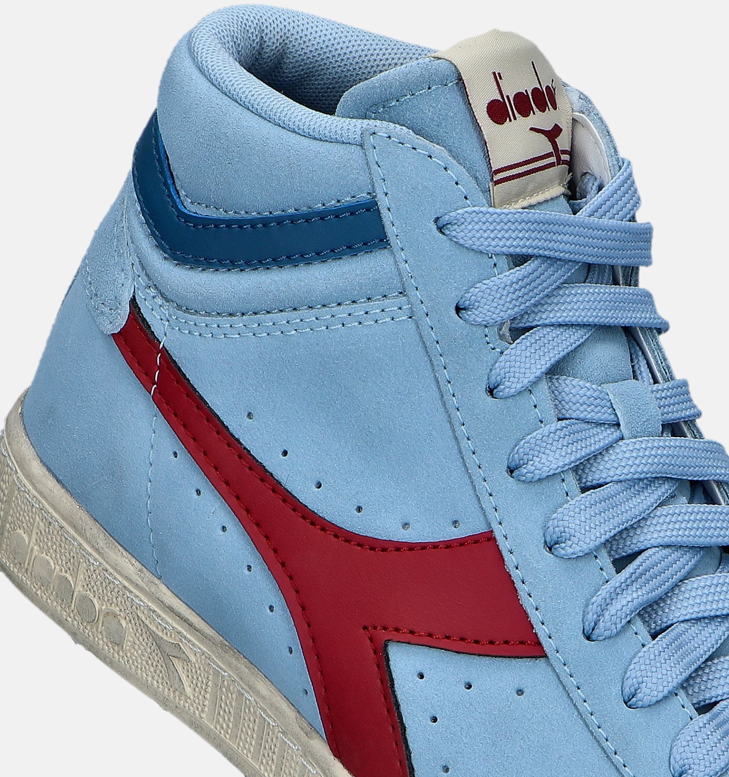 Diadora sneakers hoog blauw 2025