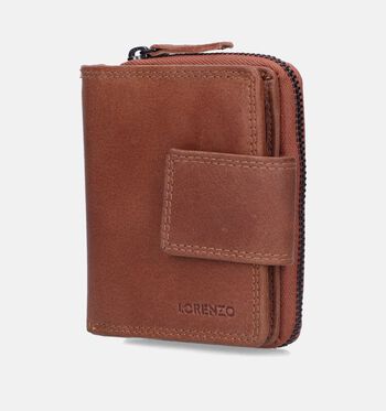 Euro-Leather Portemonnees Cognac