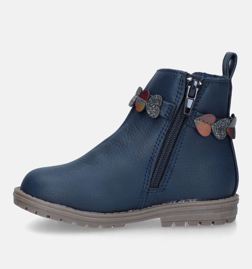 Milo & Mila Boots pour bébé en Bleu foncé pour filles (329509)