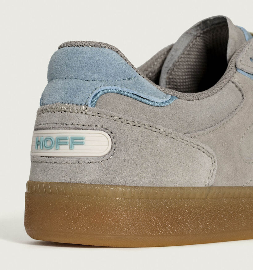 HOFF Alley Grijze Veterschoenen voor heren (360154) - geschikt voor steunzolen