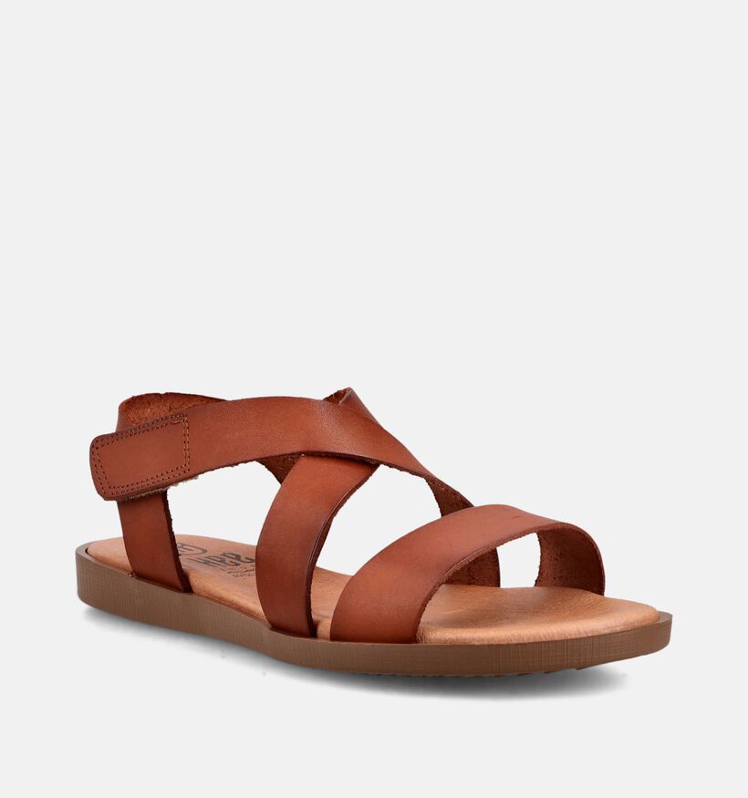 Hee Cognac Sandalen voor dames (372490)