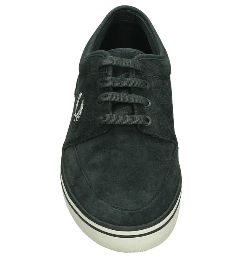 Fred Perry Baskets basses en Gris foncé en daim (201468)