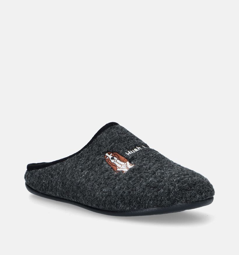 Hush Puppies Denox Pantoufles en Gris pour hommes (346535)