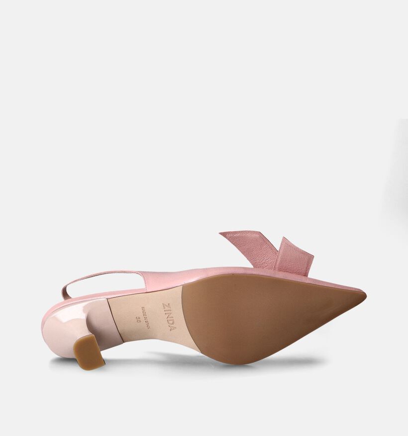 Zinda Escarpins Slingback en Or Rose pour femmes (357659)