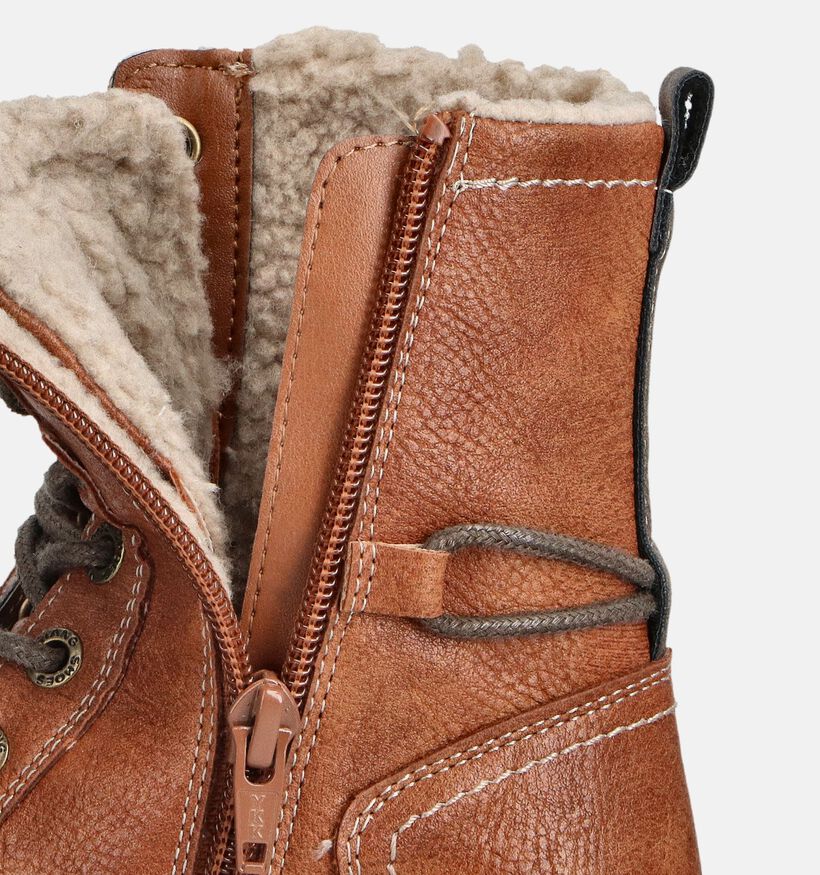 Mustang Cognac Veterboots voor meisjes (362986)