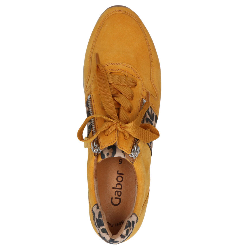 Gabor Best Fitting Chaussures à lacets en Cognac en cuir (277802)