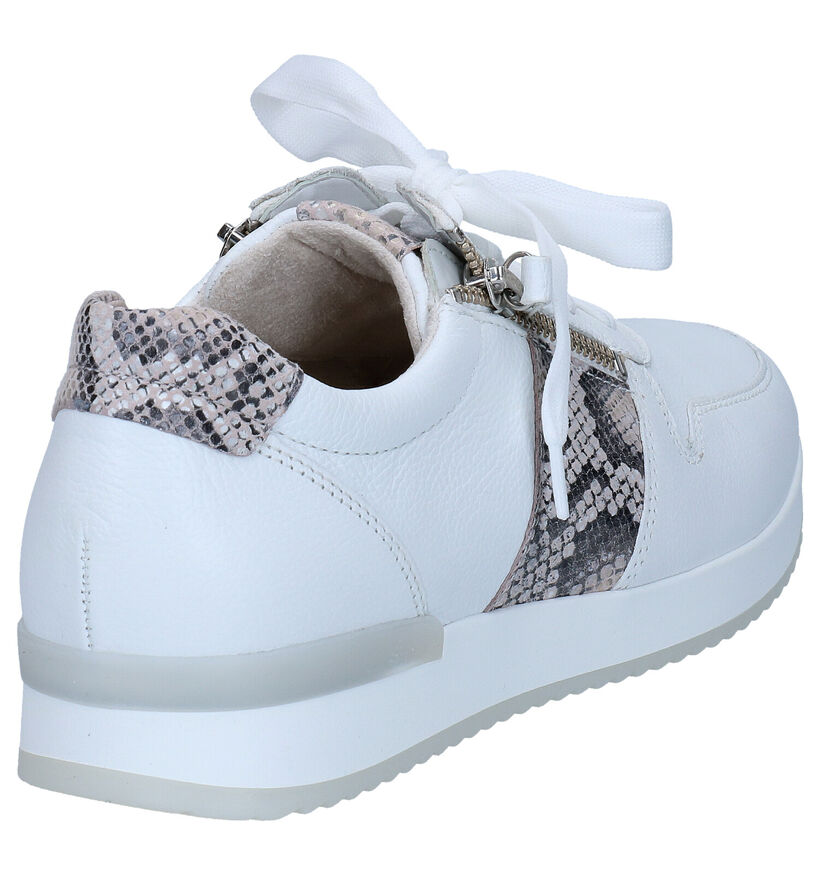 Gabor Best Fitting Chaussures à Lacets en Blanc en cuir (285034)