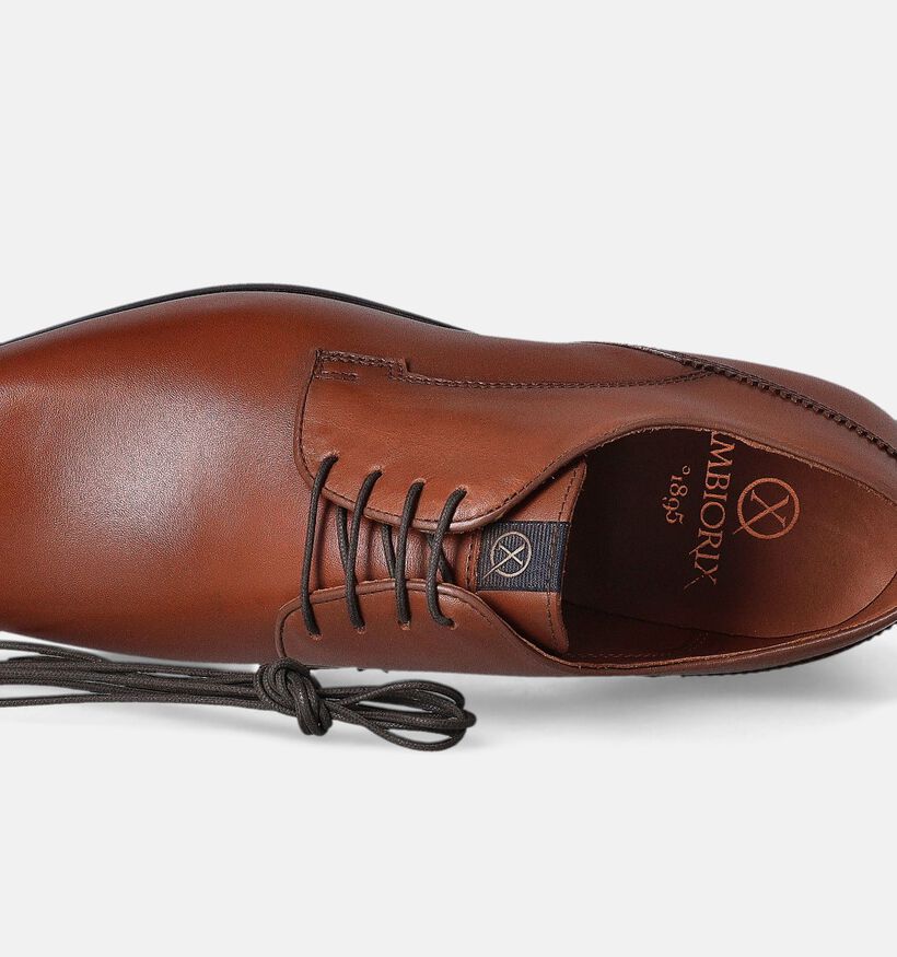 Ambiorix Latino Cognac Geklede veterschoen voor heren (357433)