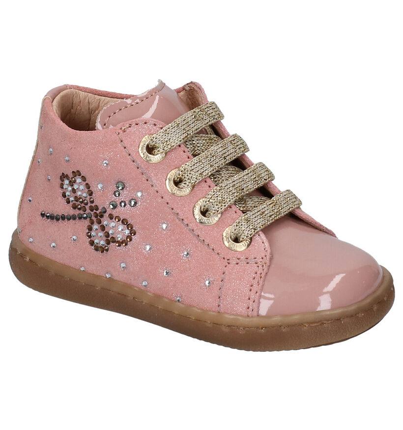 Lunella Chaussures pour Bébé en Rose en cuir (277762)