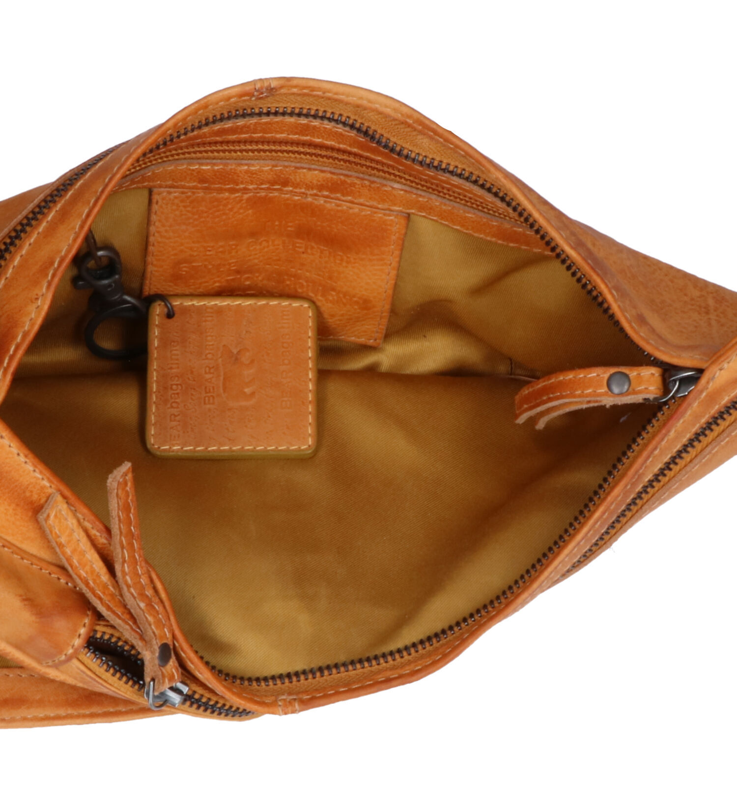 Gele shop crossbody tas