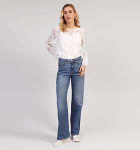 Vero Moda Tessa Blauwe Wide leg jeans L32 voor dames (352117)