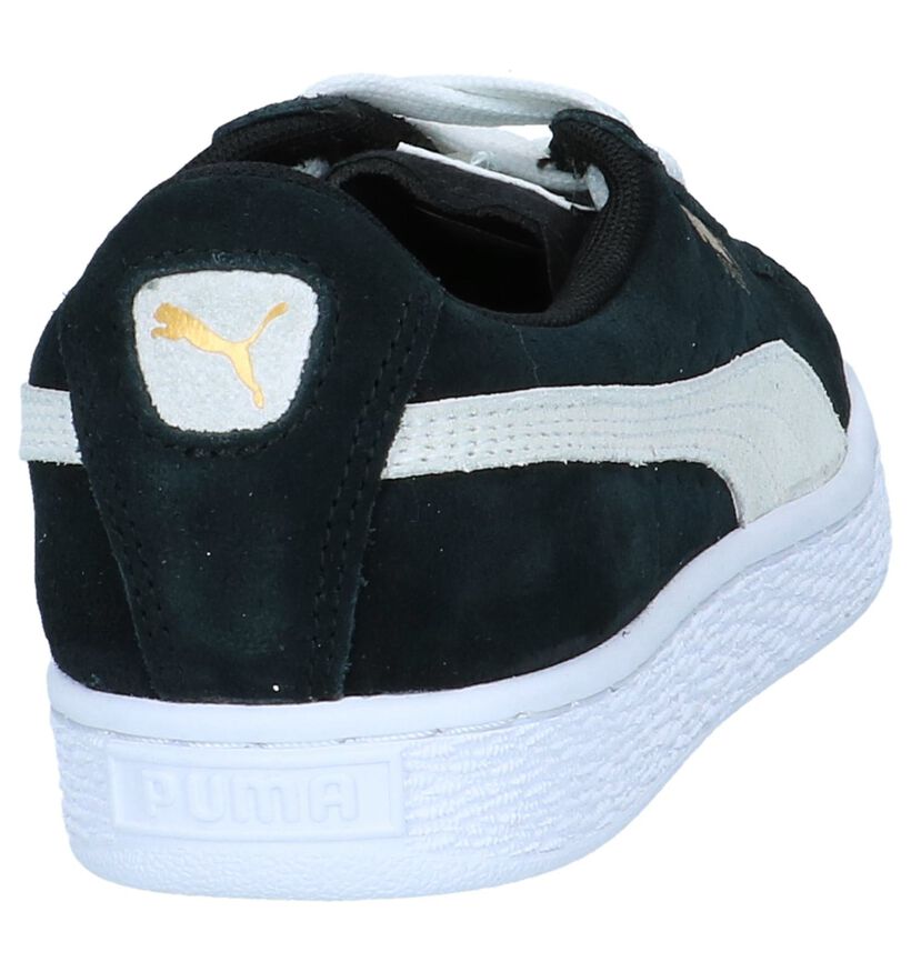 Zwarte Sneakers Puma Suede Classic in daim (239496)