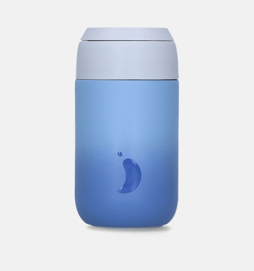 Chilly's Series 2 Ombre Tasse réutilisable en Bleu 340 ml pour femmes, garçons, filles, hommes (343566)