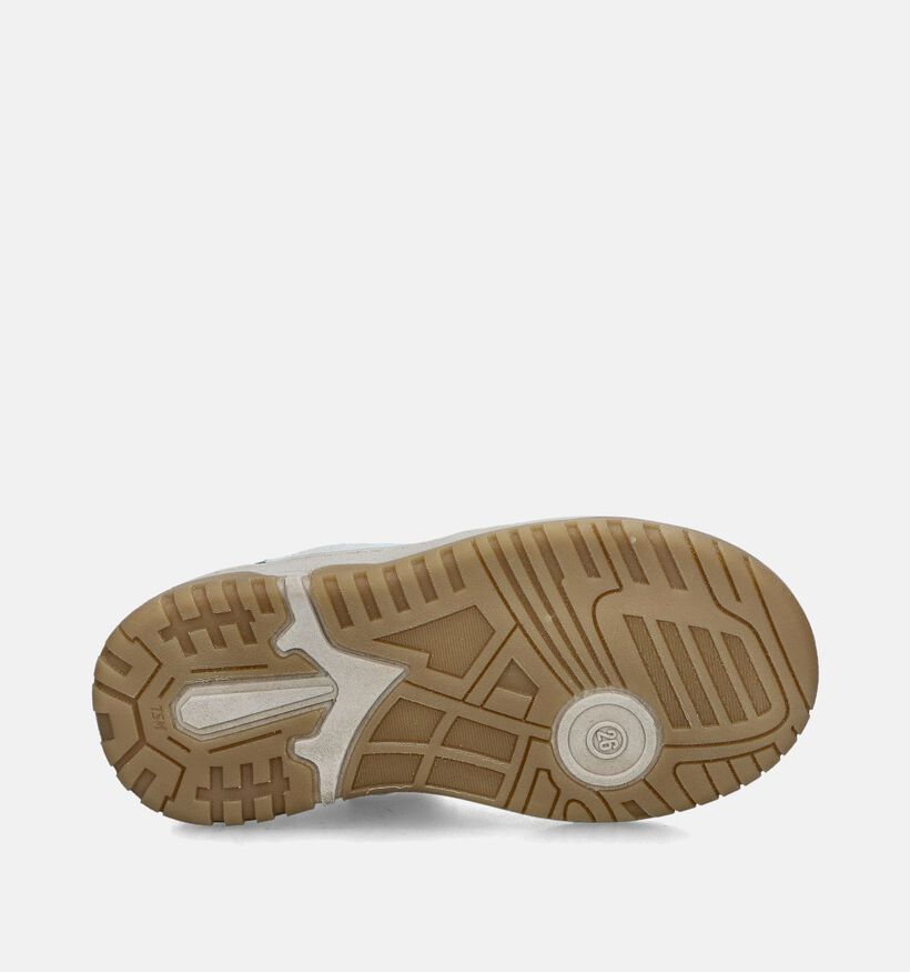 STONES and BONES Menor Beige Veterschoenen voor jongens (352672) - geschikt voor steunzolen